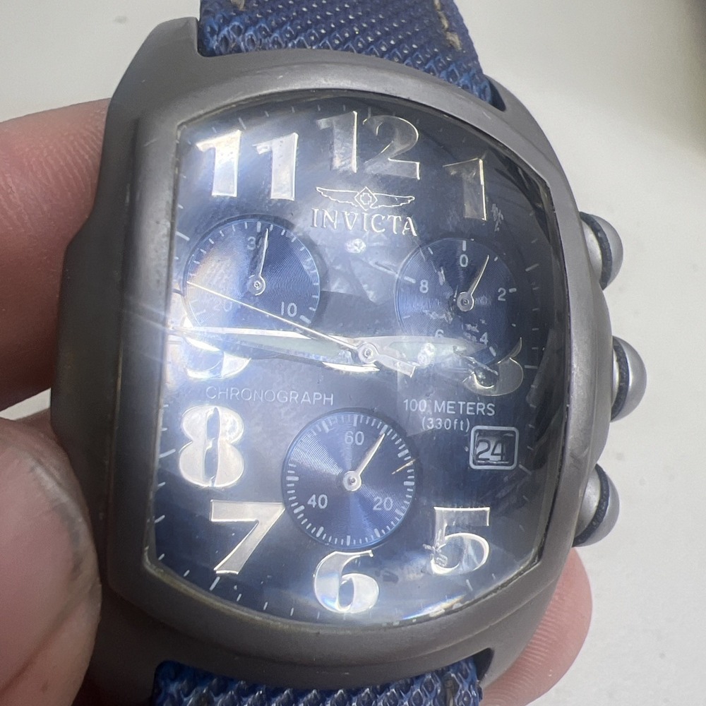 Invicta Lupah Swiss Quartz Chronograph Men's Watch #2088 40MM WR 100M